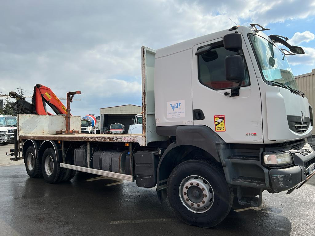 Camion grue Renault 410 AL-454-TS - Camião de caixa aberta/ Plataforma, Camião grua: foto 4 Camion grue Renault 410 AL-454-TS - Camião de caixa aberta/ Plataforma, Camião grua: foto 4