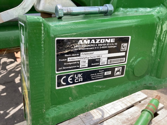 Amazone CAYROS XMS 950 VS 4-Schar - Arado: foto 5 Amazone CAYROS XMS 950 VS 4-Schar - Arado: foto 5