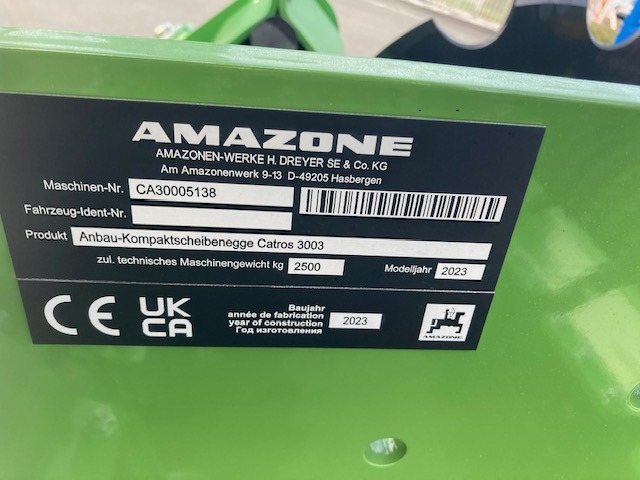 Amazone Catros 3003 - Grades de discos: foto 4 Amazone Catros 3003 - Grades de discos: foto 4