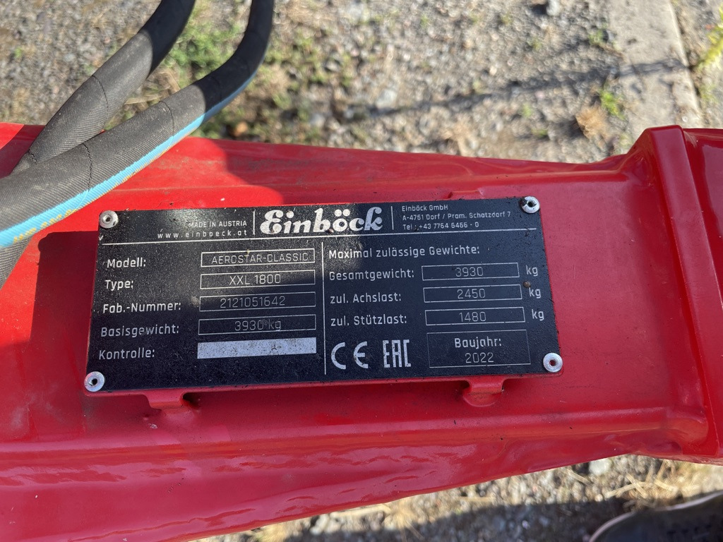 Einböck Aerostar 18.00 - Grade: foto 2 Einböck Aerostar 18.00 - Grade: foto 2