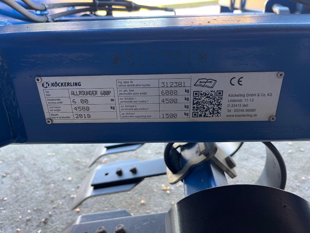 Köckerling Allrounder 600 Profi - Cultivador: foto 3 Köckerling Allrounder 600 Profi - Cultivador: foto 3