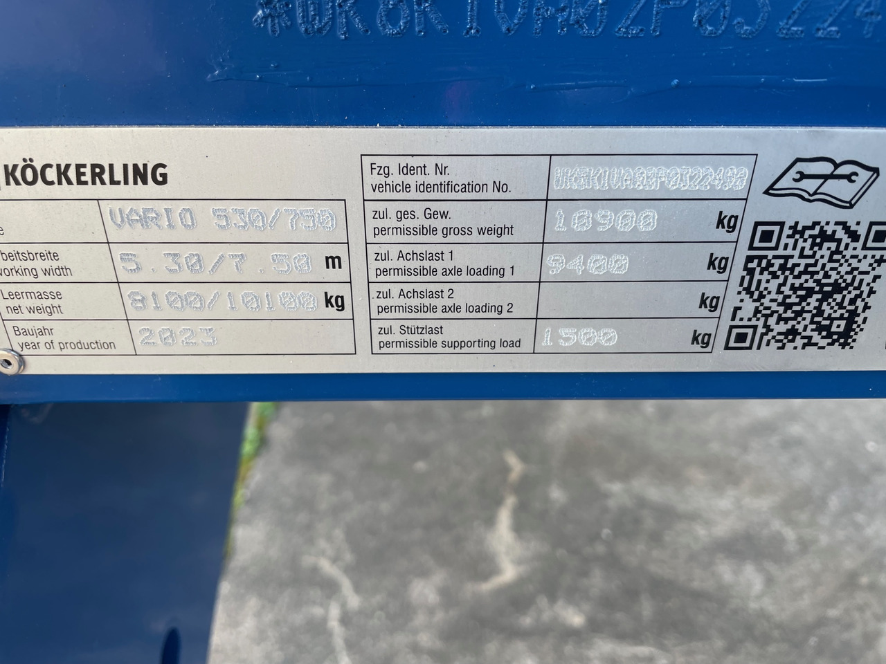 Köckerling Vario 530/750 - Cultivador: foto 2 Köckerling Vario 530/750 - Cultivador: foto 2