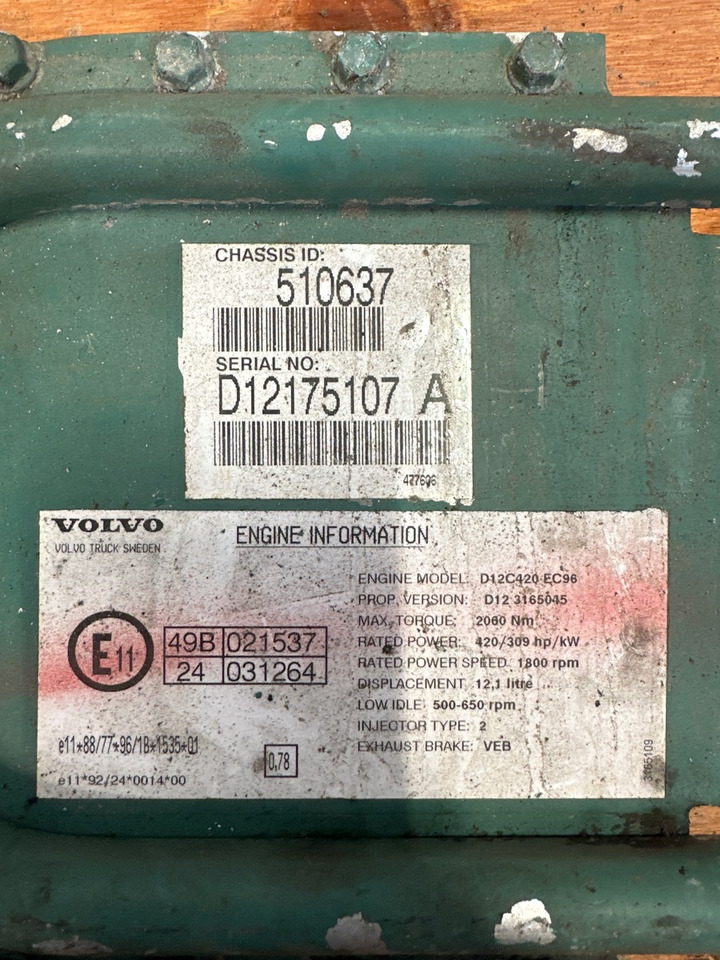 VOLVO ECU 3161952 P01 - Centralina electrónica por Camião: foto 2 VOLVO ECU 3161952 P01 - Centralina electrónica por Camião: foto 2