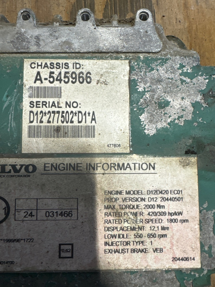 VOLVO ECU 3161962 P09 - Sistema elétrico por Camião: foto 3 VOLVO ECU 3161962 P09 - Sistema elétrico por Camião: foto 3