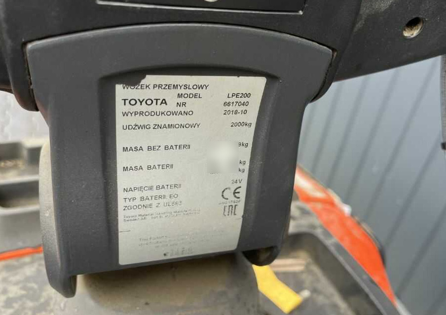 BT LPE200 - Porta-palete: foto 4 BT LPE200 - Porta-palete: foto 4