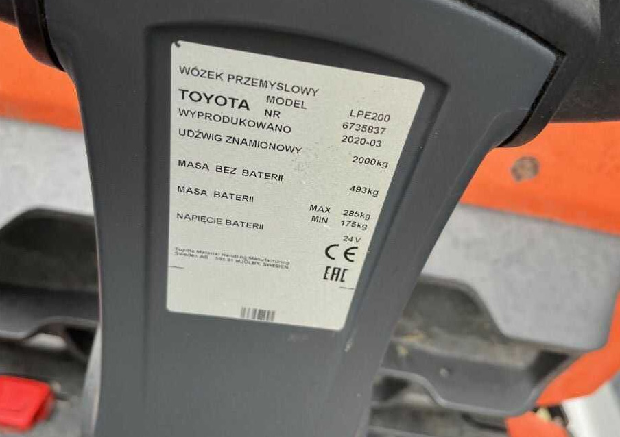 BT LPE200 - Porta-palete: foto 4 BT LPE200 - Porta-palete: foto 4