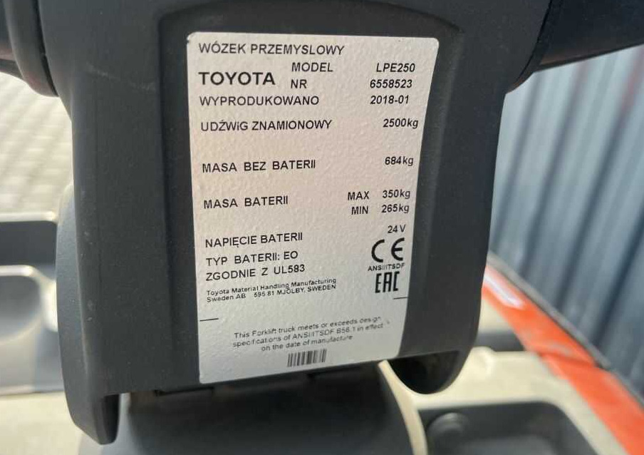 BT LPE250 - Porta-palete: foto 4 BT LPE250 - Porta-palete: foto 4