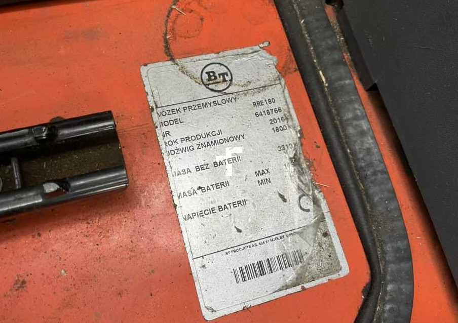 BT RRE180 - Empilhador retráctil: foto 4 BT RRE180 - Empilhador retráctil: foto 4