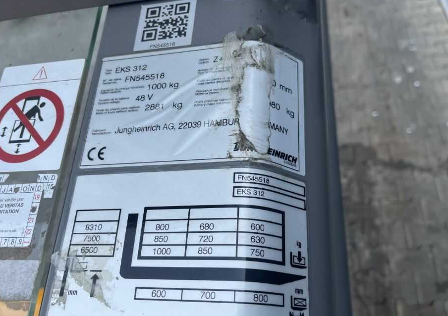 Jungheinrich EKS312 - Order-picker: foto 4 Jungheinrich EKS312 - Order-picker: foto 4