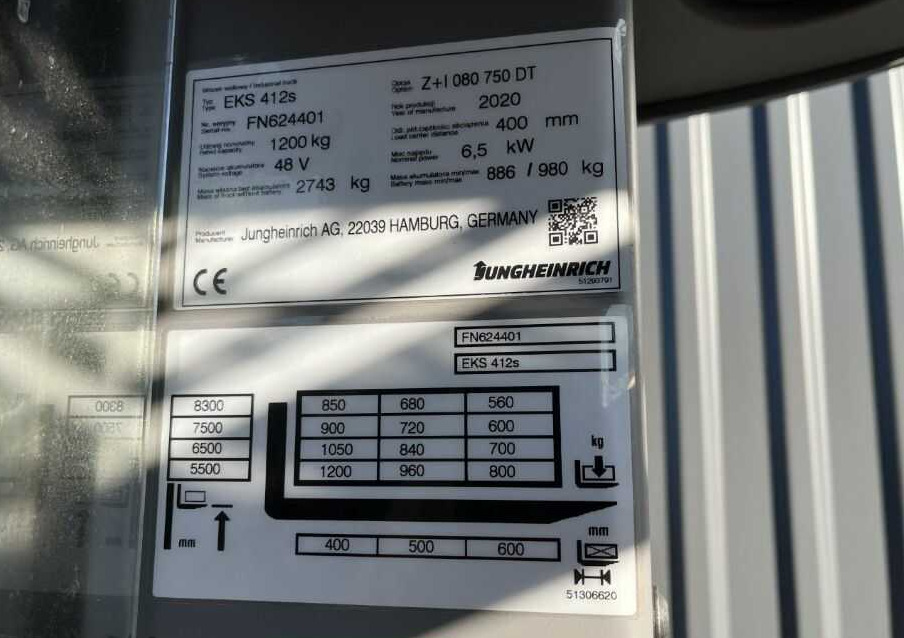 Jungheinrich EKS412s - Order-picker: foto 4 Jungheinrich EKS412s - Order-picker: foto 4