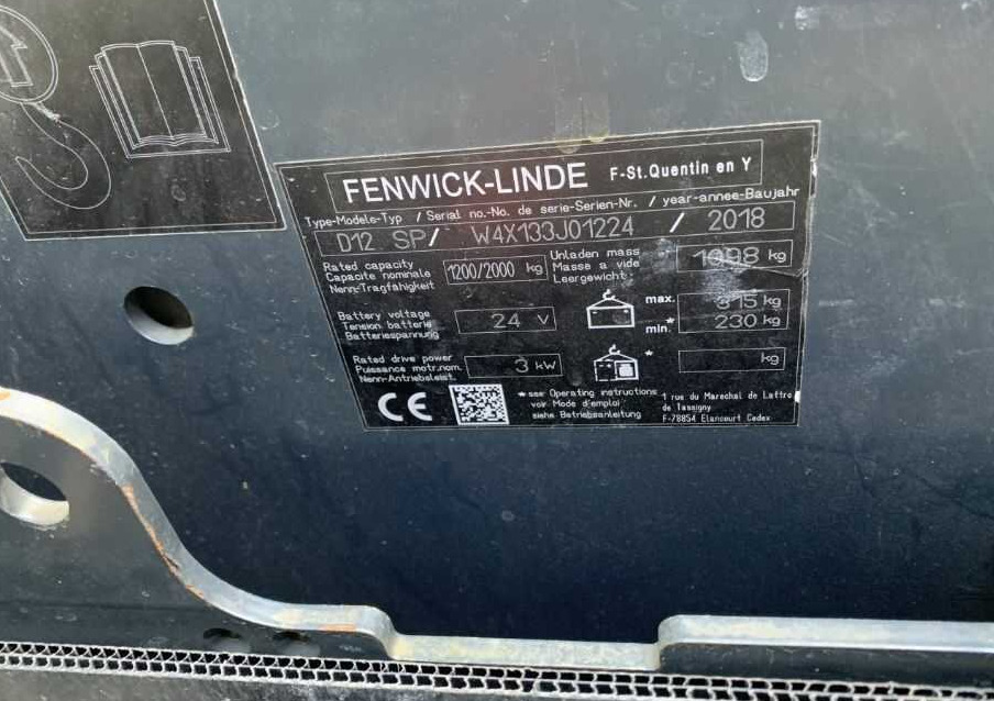 Linde D12SP - Porta-palete: foto 4 Linde D12SP - Porta-palete: foto 4