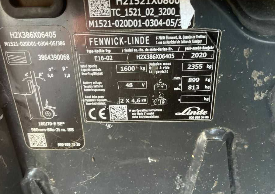 Linde E16-02 - Empilhadeira elétrica: foto 4 Linde E16-02 - Empilhadeira elétrica: foto 4