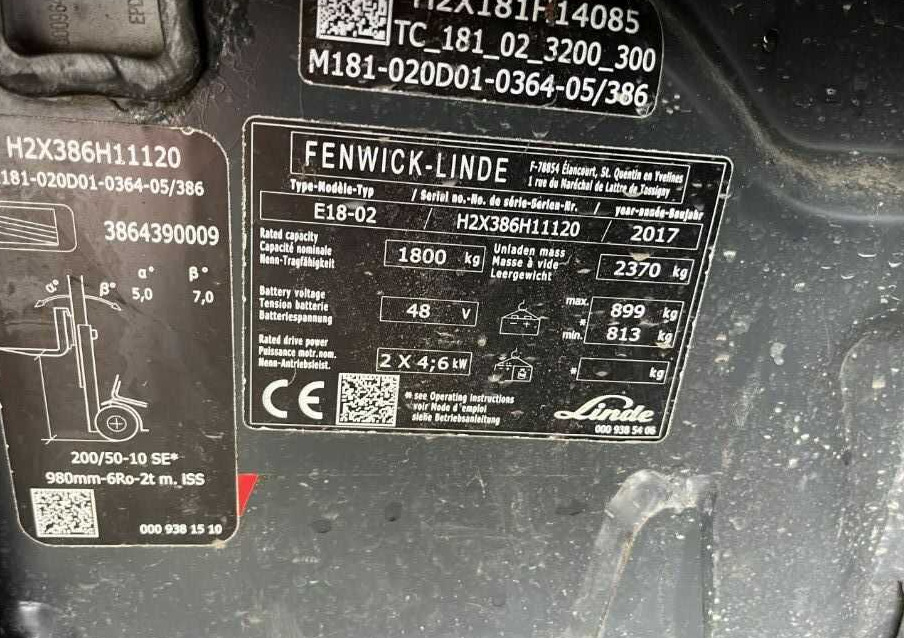 Linde E18-02 - Empilhadeira elétrica: foto 4 Linde E18-02 - Empilhadeira elétrica: foto 4