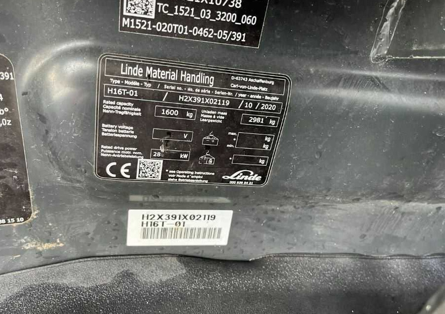 Linde H16T-01 - Empilhadeira a gás: foto 4 Linde H16T-01 - Empilhadeira a gás: foto 4