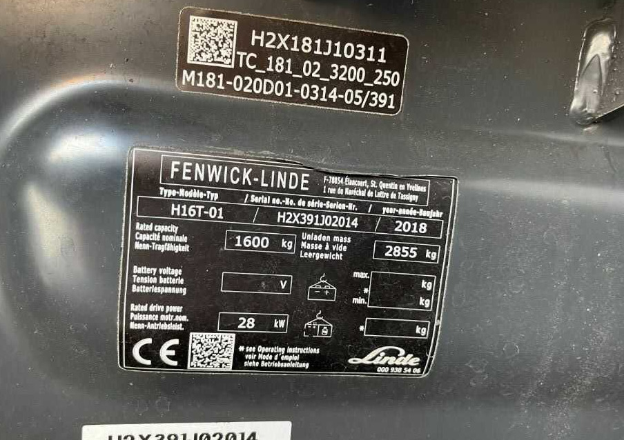 Linde H16T-01 - Empilhadeira a gás: foto 4 Linde H16T-01 - Empilhadeira a gás: foto 4
