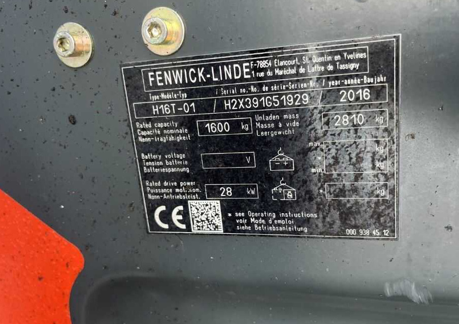 Linde H16T-01 - Empilhadeira a gás: foto 4 Linde H16T-01 - Empilhadeira a gás: foto 4