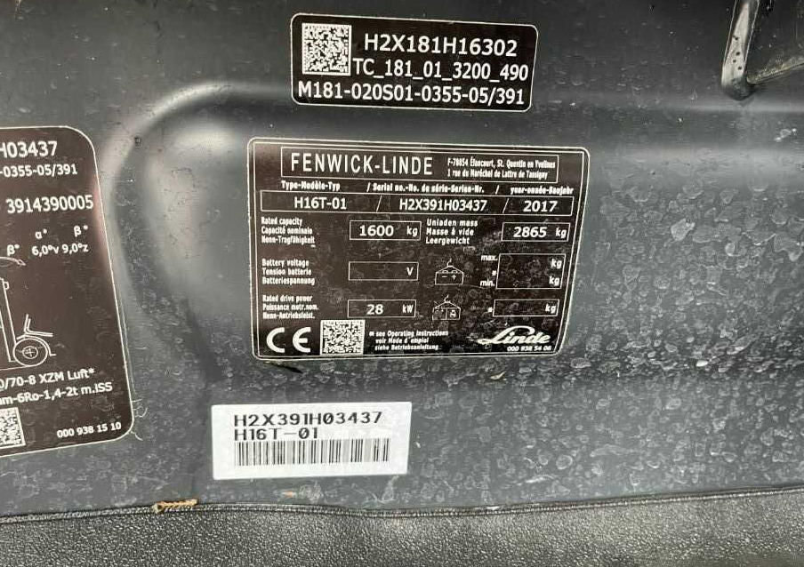 Linde H16T-01 - Empilhadeira a gás: foto 4 Linde H16T-01 - Empilhadeira a gás: foto 4