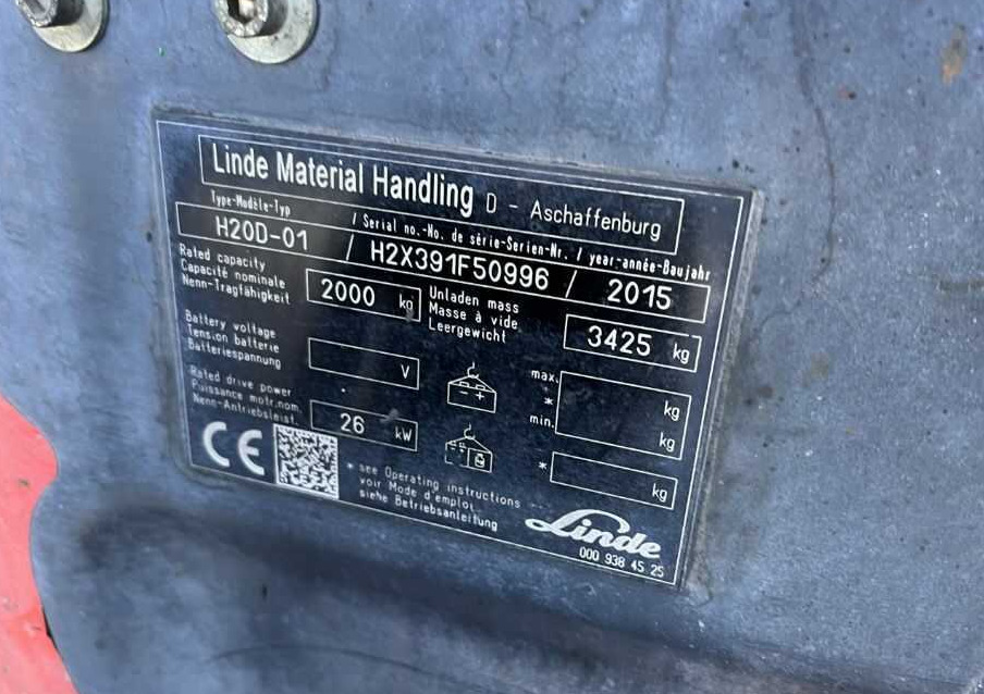 Linde H20D-01 - Empilhadeira a diesel: foto 4 Linde H20D-01 - Empilhadeira a diesel: foto 4
