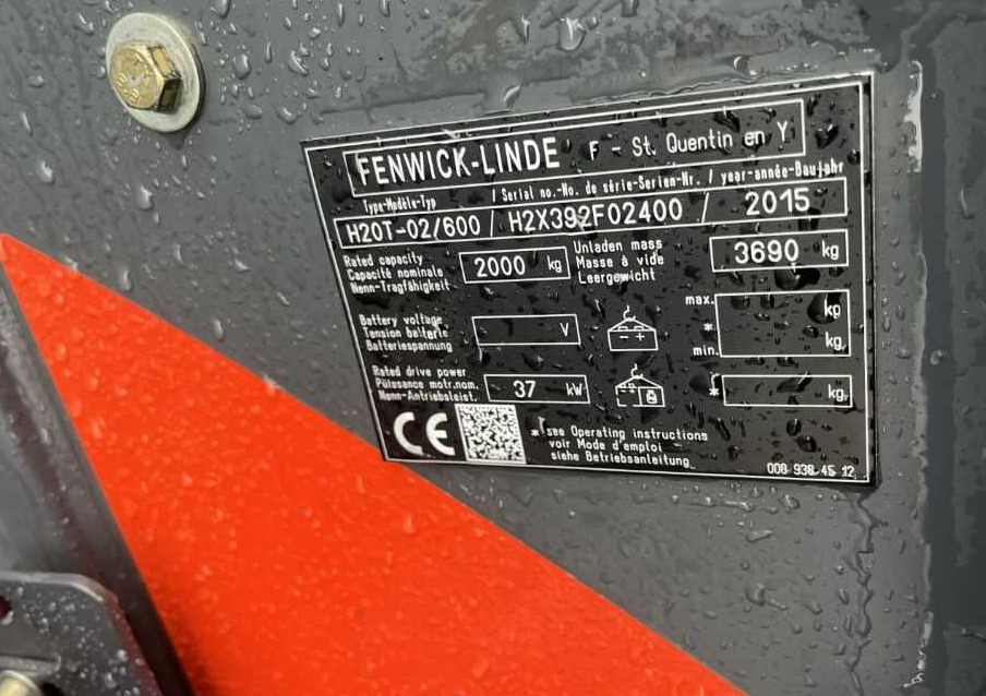 Linde H20T-01/600 - Empilhadeira a gás: foto 4 Linde H20T-01/600 - Empilhadeira a gás: foto 4