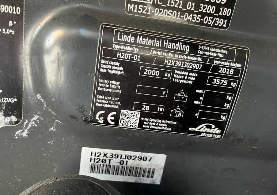 Linde H20T-01 - Empilhadeira a gás: foto 4 Linde H20T-01 - Empilhadeira a gás: foto 4