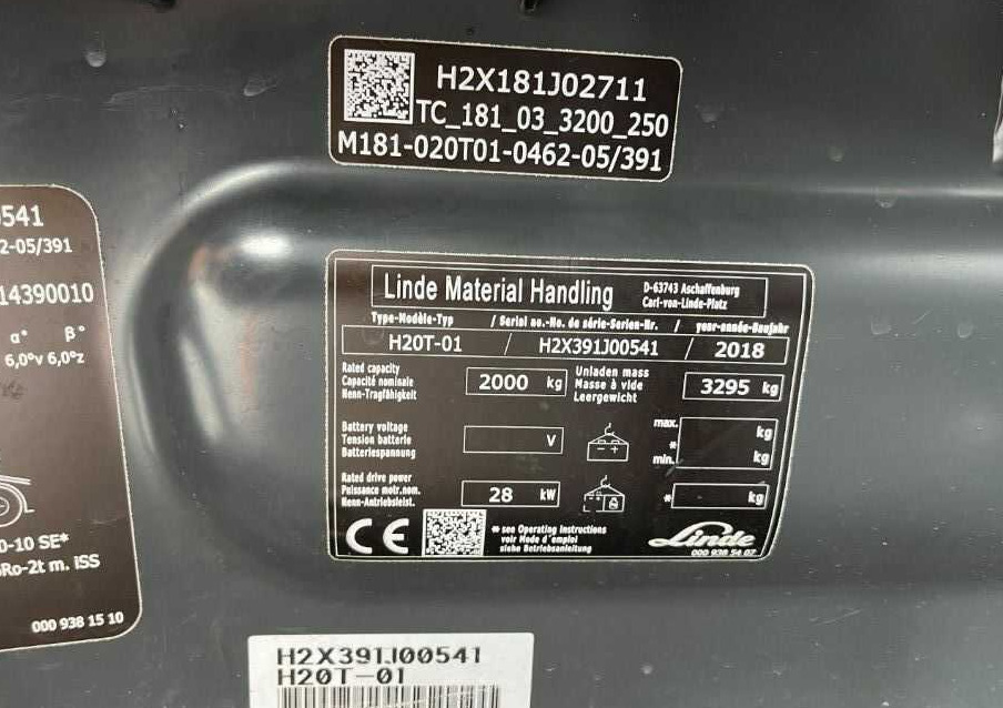 Linde H20T-01 - Empilhadeira a gás: foto 4 Linde H20T-01 - Empilhadeira a gás: foto 4