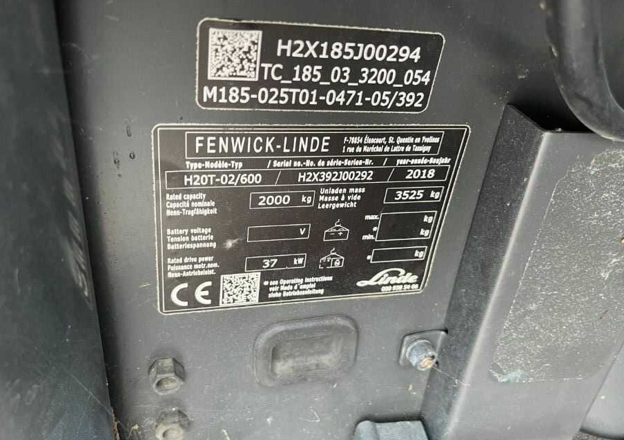 Linde H20T-02/600 - Empilhadeira a gás: foto 4 Linde H20T-02/600 - Empilhadeira a gás: foto 4