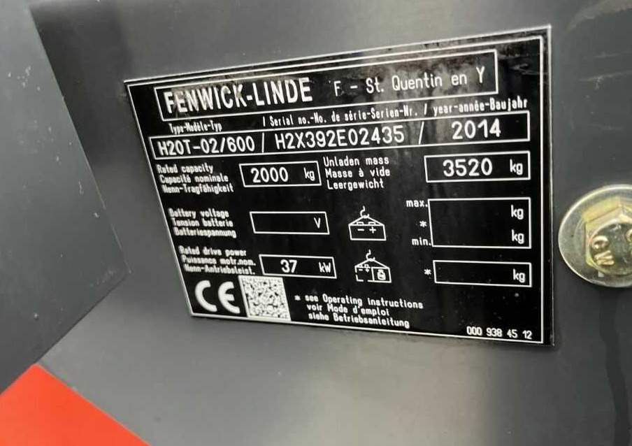 Linde H20T-02/600 - Empilhadeira a gás: foto 3 Linde H20T-02/600 - Empilhadeira a gás: foto 3