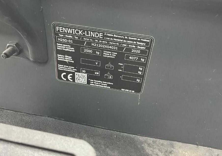 Linde H25D-01 - Empilhadeira a diesel: foto 4 Linde H25D-01 - Empilhadeira a diesel: foto 4