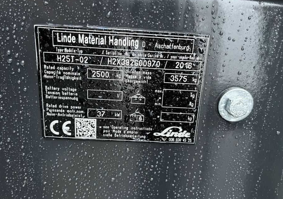 Linde H25T-02 - Empilhadeira a gás: foto 3 Linde H25T-02 - Empilhadeira a gás: foto 3