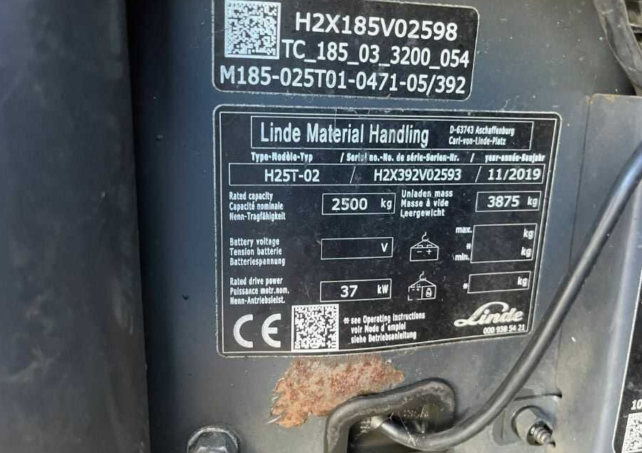 Linde H25T-02 - Empilhadeira a gás: foto 4 Linde H25T-02 - Empilhadeira a gás: foto 4
