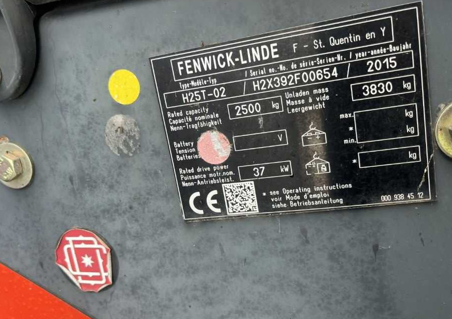 Linde H25T-02 - Empilhadeira a gás: foto 4 Linde H25T-02 - Empilhadeira a gás: foto 4