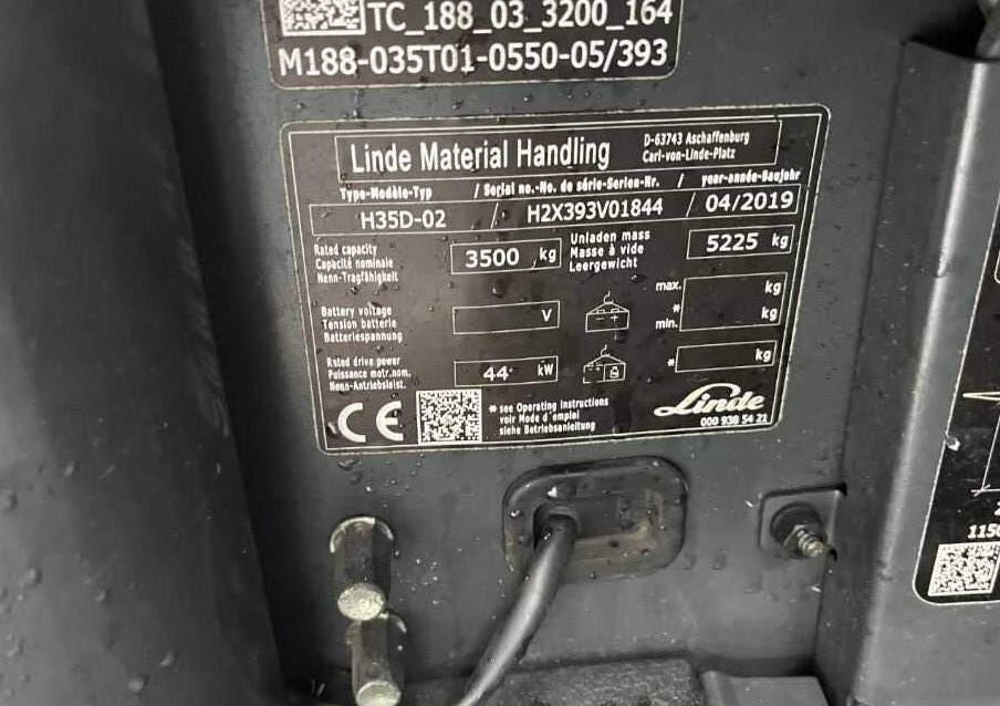 Linde H35D-02 - Empilhadeira a diesel: foto 4 Linde H35D-02 - Empilhadeira a diesel: foto 4