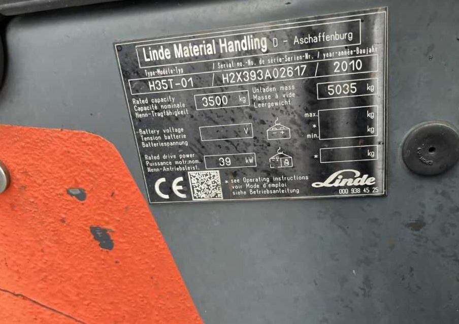 Linde H35T-01 - Empilhadeira a gás: foto 4 Linde H35T-01 - Empilhadeira a gás: foto 4