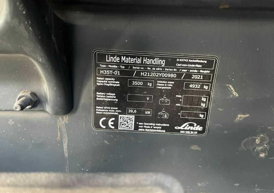 Linde H35T-01 - Empilhadeira a gás: foto 4 Linde H35T-01 - Empilhadeira a gás: foto 4