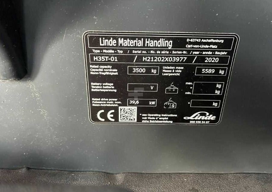 Linde H35T-01 - Empilhadeira a gás: foto 4 Linde H35T-01 - Empilhadeira a gás: foto 4