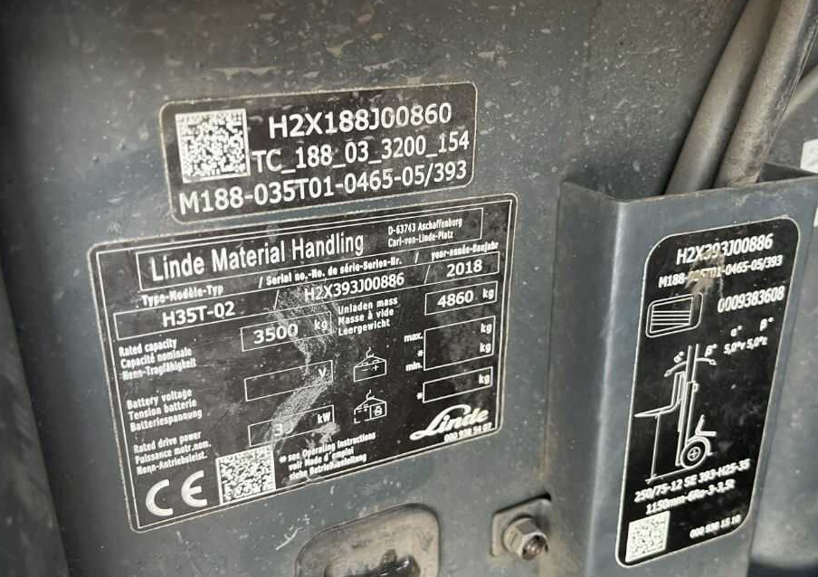 Linde H35T-02 - Empilhadeira a gás: foto 4 Linde H35T-02 - Empilhadeira a gás: foto 4