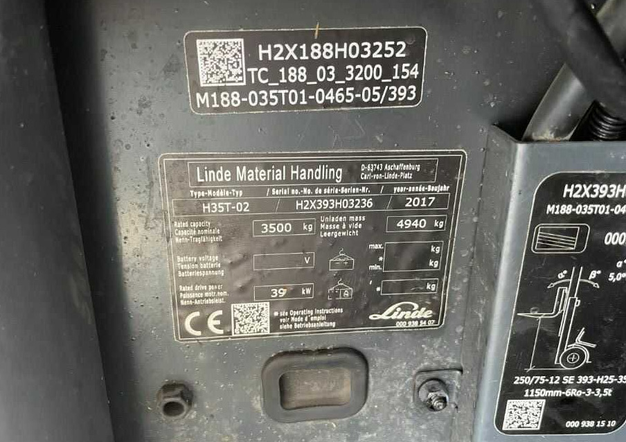 Linde H35T-02 - Empilhadeira a gás: foto 4 Linde H35T-02 - Empilhadeira a gás: foto 4