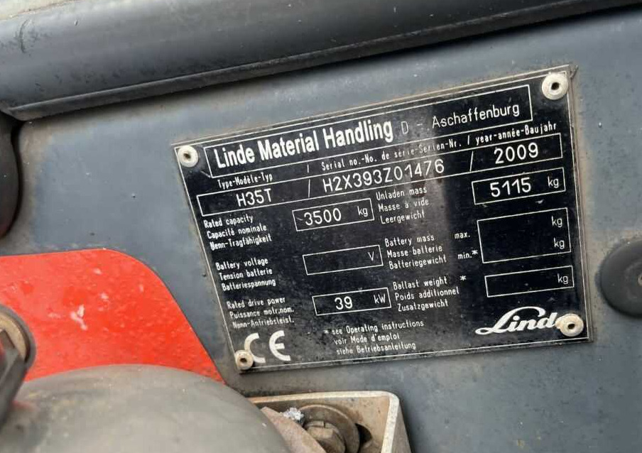 Linde H35T - Empilhadeira a gás: foto 4 Linde H35T - Empilhadeira a gás: foto 4