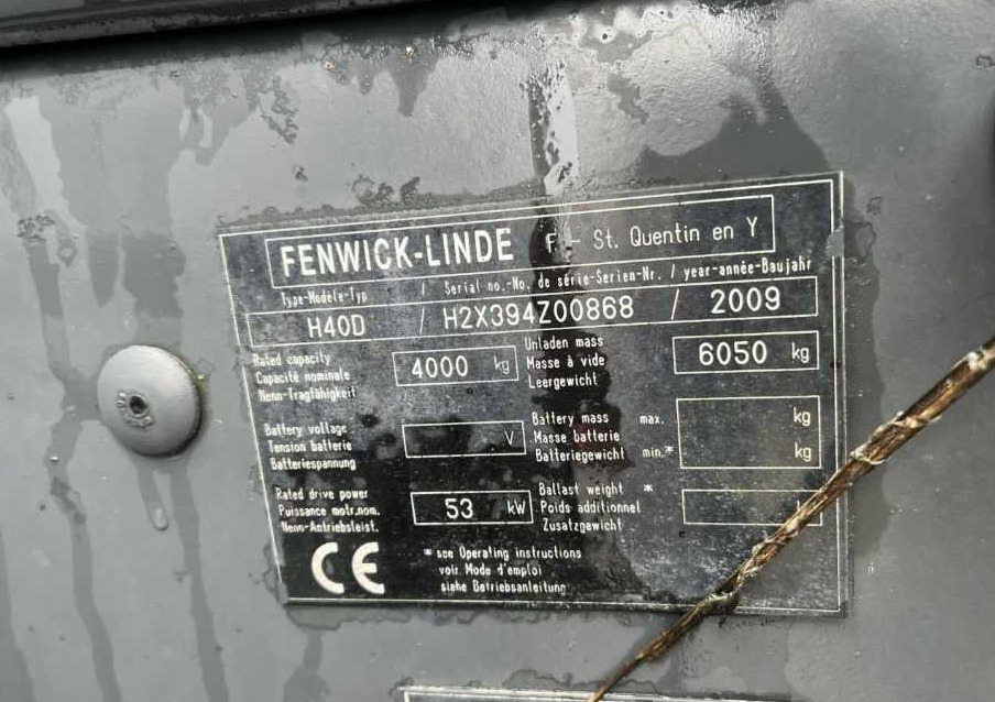 Linde H40D-01 - Empilhadeira a diesel: foto 4 Linde H40D-01 - Empilhadeira a diesel: foto 4