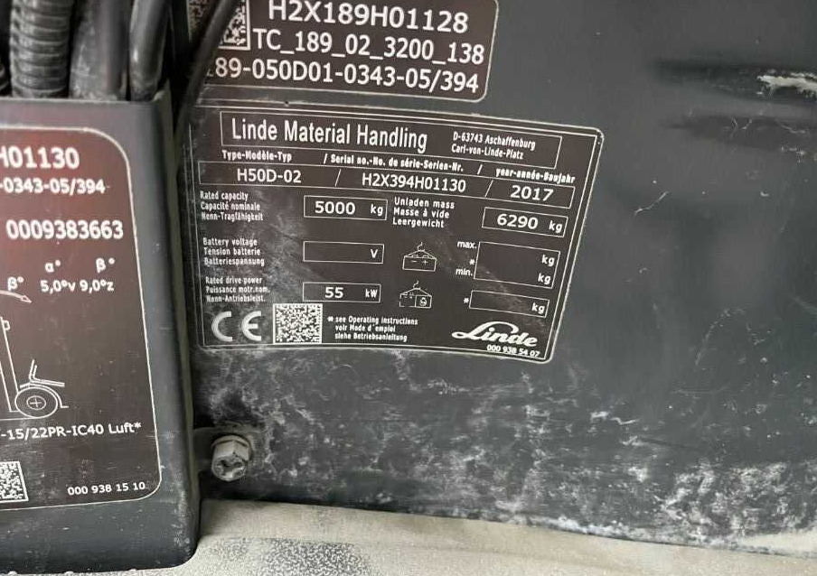 Linde H50D-01 - Empilhadeira a diesel: foto 4 Linde H50D-01 - Empilhadeira a diesel: foto 4