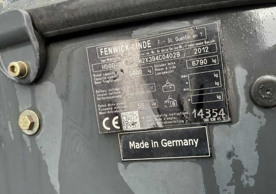 Linde H50D-01 - Empilhadeira a diesel: foto 4 Linde H50D-01 - Empilhadeira a diesel: foto 4