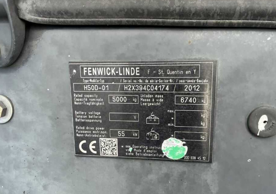 Linde H50D-01 - Empilhadeira a diesel: foto 4 Linde H50D-01 - Empilhadeira a diesel: foto 4