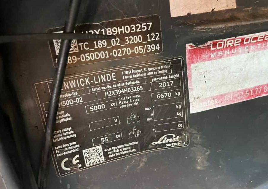Linde H50D-02 - Empilhadeira a diesel: foto 4 Linde H50D-02 - Empilhadeira a diesel: foto 4