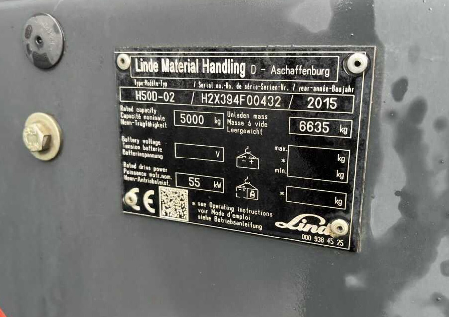 Linde H50D-02 - Empilhadeira a diesel: foto 4 Linde H50D-02 - Empilhadeira a diesel: foto 4