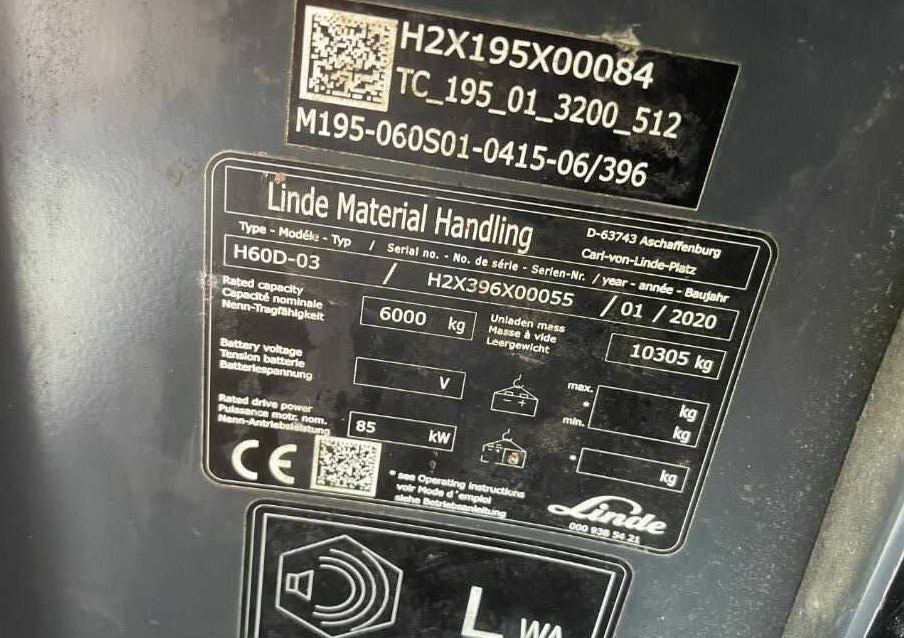 Linde H60D-03 - Empilhadeira a diesel: foto 4 Linde H60D-03 - Empilhadeira a diesel: foto 4