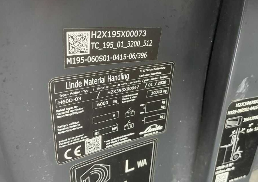 Linde H60D-03 - Empilhadeira a diesel: foto 4 Linde H60D-03 - Empilhadeira a diesel: foto 4