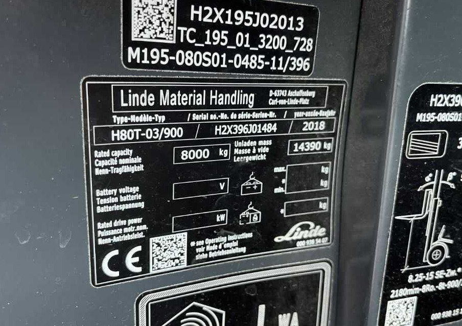 Empilhadeira a gás Linde H80T-03/900: foto 10