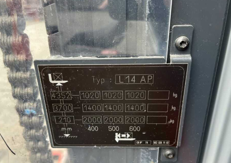 Linde L14AP - Stacker: foto 5 Linde L14AP - Stacker: foto 5
