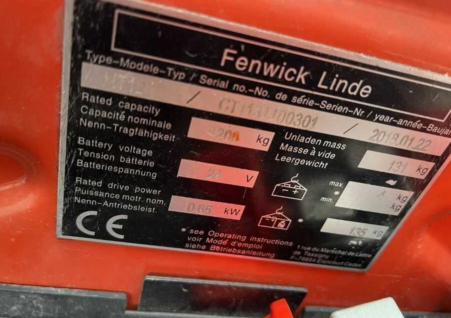Linde MT12 - Porta-palete: foto 3 Linde MT12 - Porta-palete: foto 3