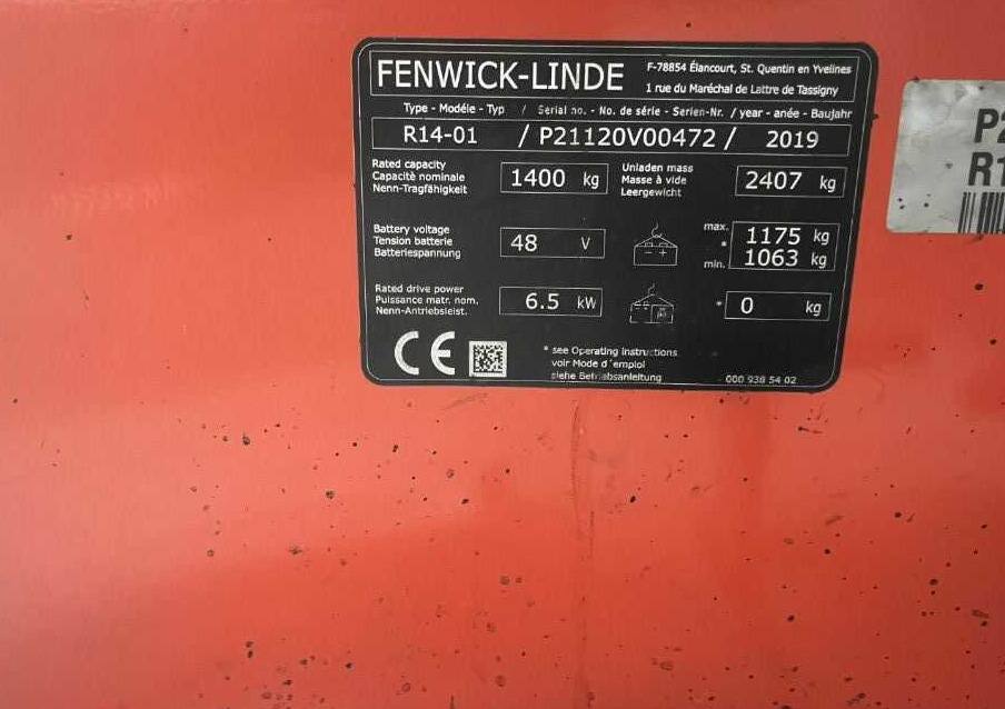 Linde R14-01 - Empilhador retráctil: foto 4 Linde R14-01 - Empilhador retráctil: foto 4